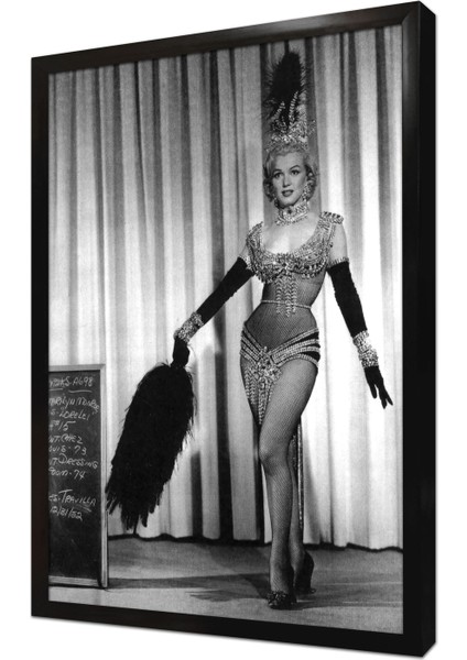 Marilyn Monroe Çerçeveli Mdf Tablo