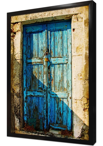 Osmanlı Ahşap Oyma Kapı Çerçeveli Mdf Tablo