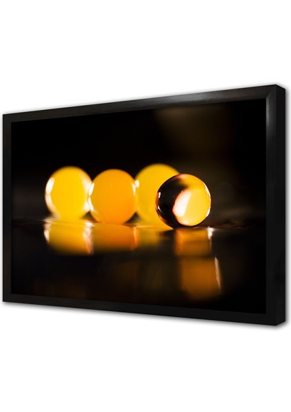 Modern Soyut Tasarım Çerçeveli Mdf Tablo