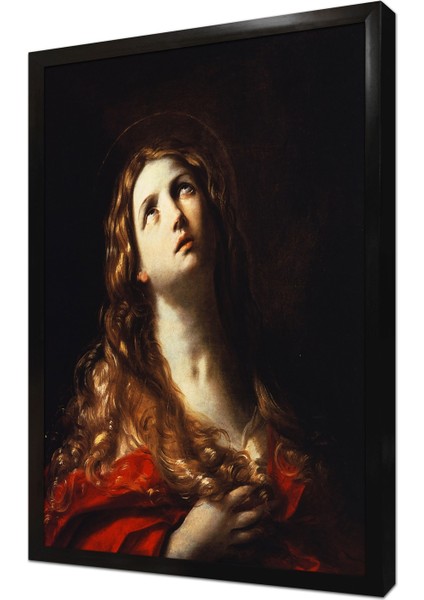 Leonardo Da Vinci Maria Magdalena Çerçeveli Mdf Tablo