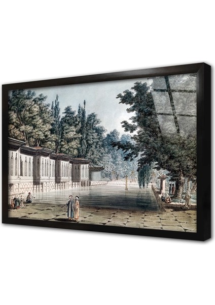 Sadabad Kasrı Çerçeveli Cam Tablo