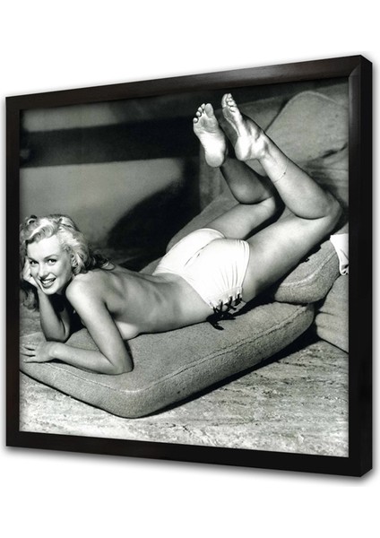 Marilyn Monroe Çerçeveli Mdf Tablo