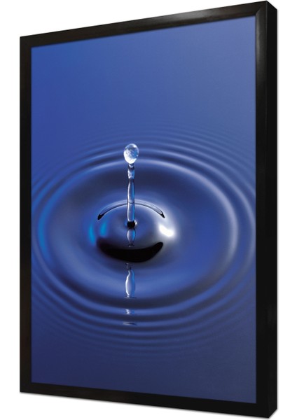 Soyut Tasarım Çerçeveli Mdf Tablo