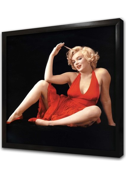 Marilyn Monroe Çerçeveli Mdf Tablo