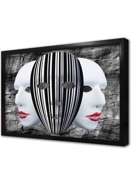 Maske Çerçeveli Mdf Tablo