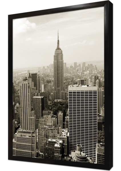 New York Şehir Çerçeveli Mdf Tablo