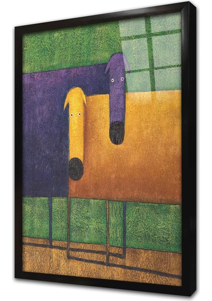 Painting Çerçeveli Cam Tablo