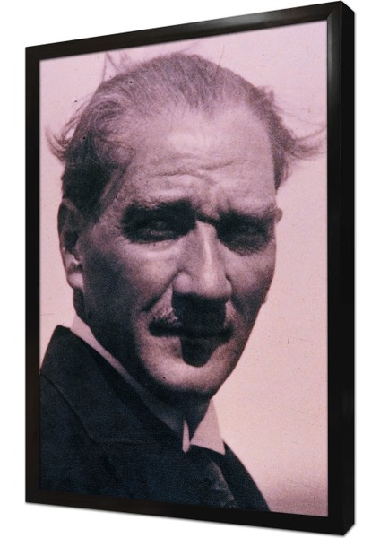 Nostaljik Atatürk Portresi Çerçeveli Mdf Tablo