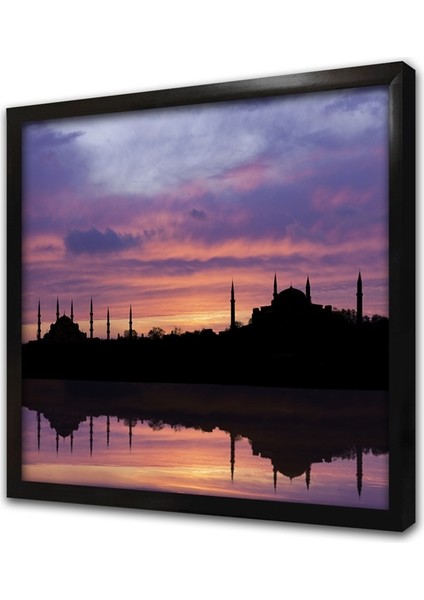 Istanbul Sultanahmed Cami Çerçeveli Mdf Tablo