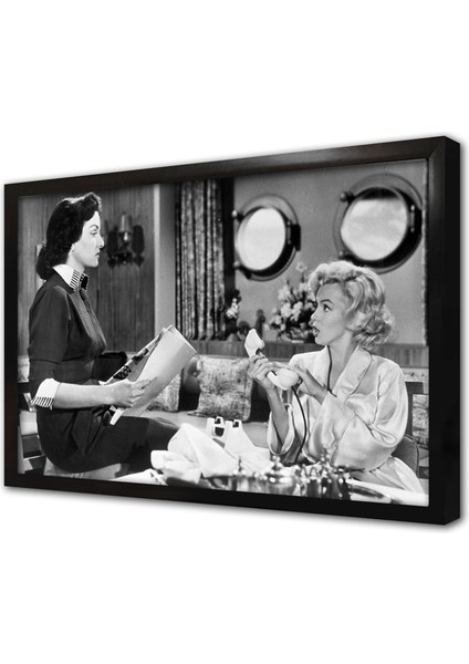 Marilyn Monroe Çerçeveli Mdf Tablo