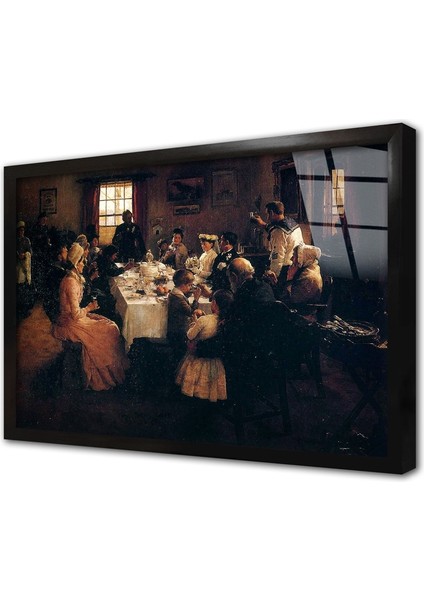 The Health Of The Bride Çerçeveli Cam Tablo