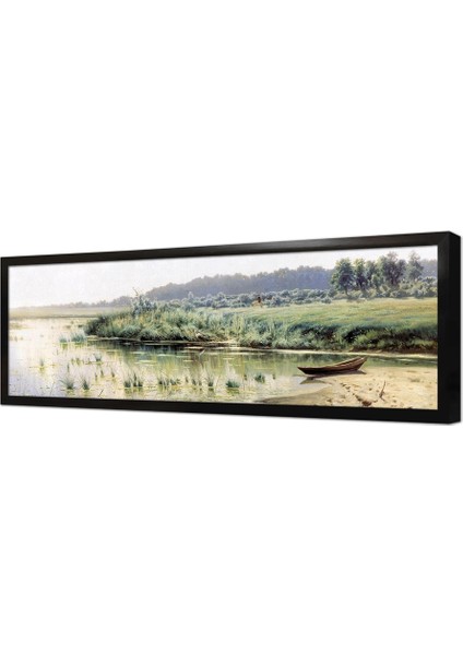 Kurumuş Otlar Çerçeveli Mdf Tablo