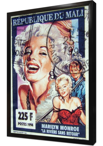 Marilyn Monroe Çerçeveli Mdf Tablo