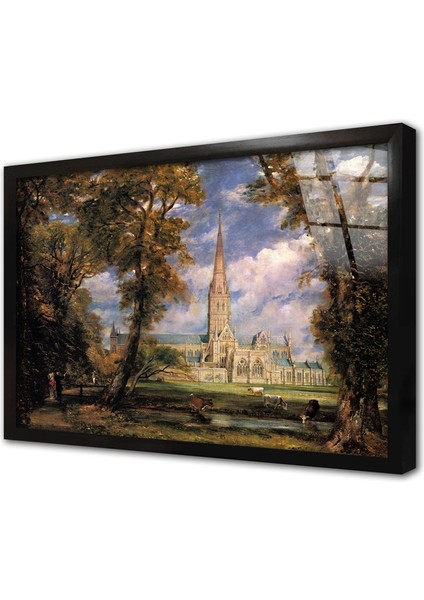 Salisbury Cathedral Çerçeveli Cam Tablo