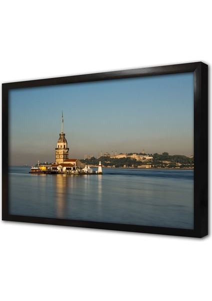 Istanbul Kız Kulesi Çerçeveli Mdf Tablo