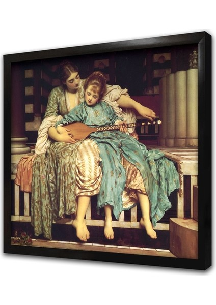 Müzik Dersi Çerçeveli Mdf Tablo