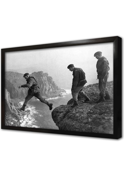 Savaş Temalı Çerçeveli Mdf Tablo