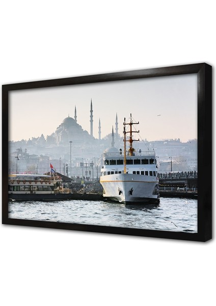 Sultanahmed ve Vapur Çerçeveli Mdf Tablo