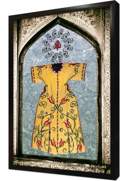 Osmanlı Kaftan Çerçeveli Mdf Tablo