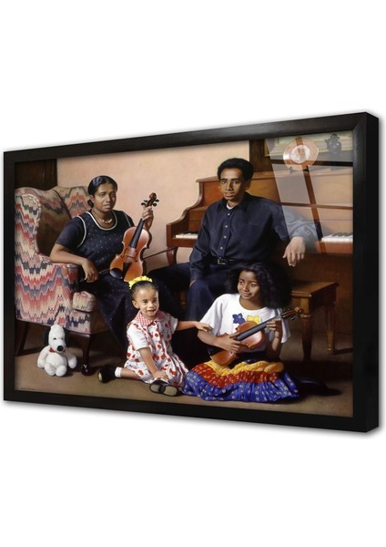 The Tekeste Children Çerçeveli Cam Tablo