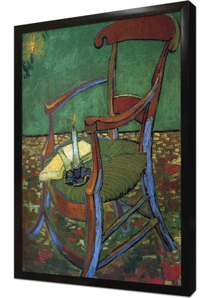 Sandalye Vincent Van Gogh Çerçeveli Mdf Tablo