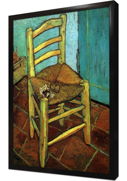 Sandalye Vincent Van Gogh Çerçeveli Mdf Tablo