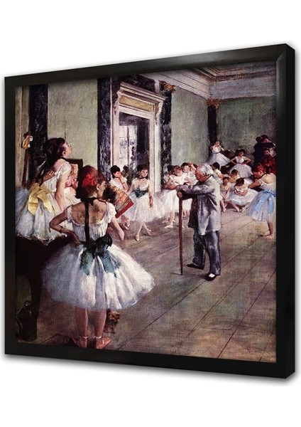 The Dance Class Çerçeveli Mdf Tablo