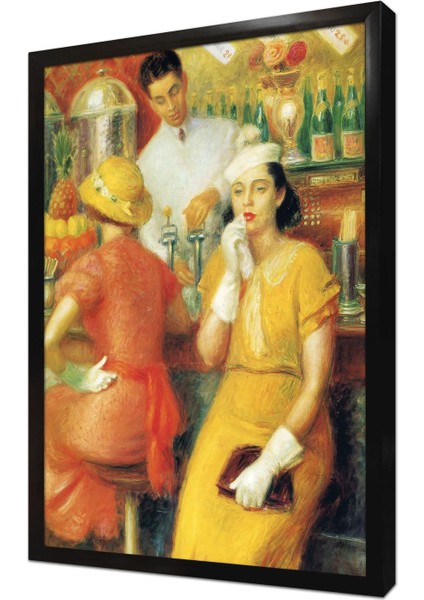 The Soda Fountain Çerçeveli Mdf Tablo