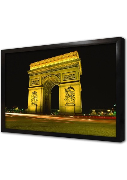 Paris Şanzelize Çerçeveli Mdf Tablo