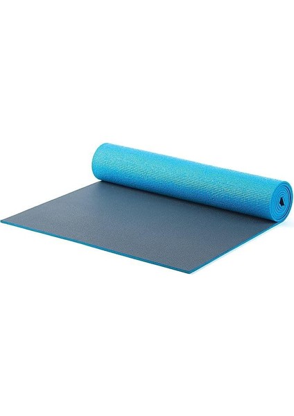 Health & Fitness Pilates & Yoga Mat Xl 6mm- (Blue/gray) ST-02213