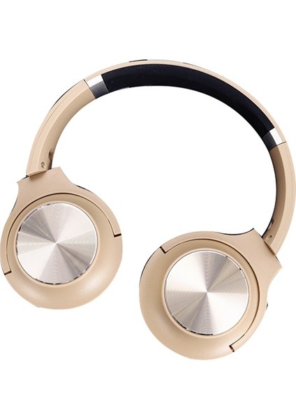 Ly 021 Kablosuz Bluetooth Başa Takılan Kulaklık Spor Krem (Yurt Dışından)