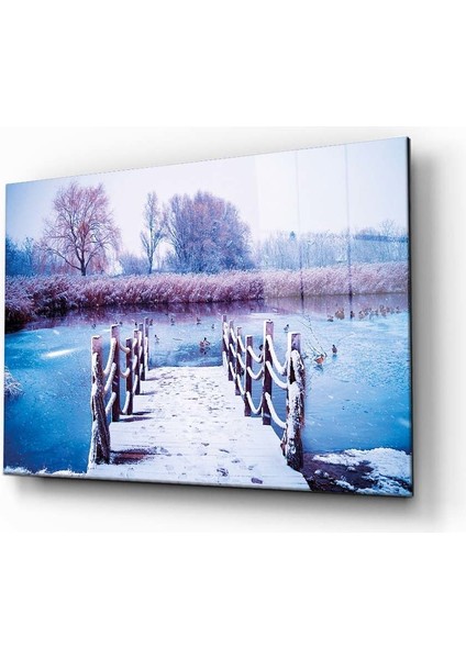 Idealizbiz Doğa Manzara Cam Tablo 4mm Dayanıklı Temperli Cam