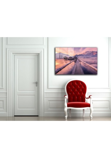 Idealizbiz Doğa Manzara Cam Tablo 4mm Dayanıklı Temperli Cam