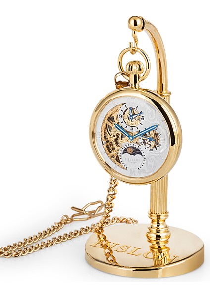 Qielle Gümüş Renkli Cep Saati Standı fiyatları