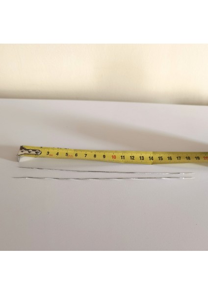 925 Ayar Gümüş Zincir Küpe 18 cm Gümüş Rengi modelleri