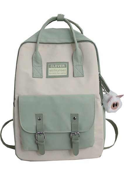 Kadın Okul Çantası Açık Yeşil (Yurt Dışından)