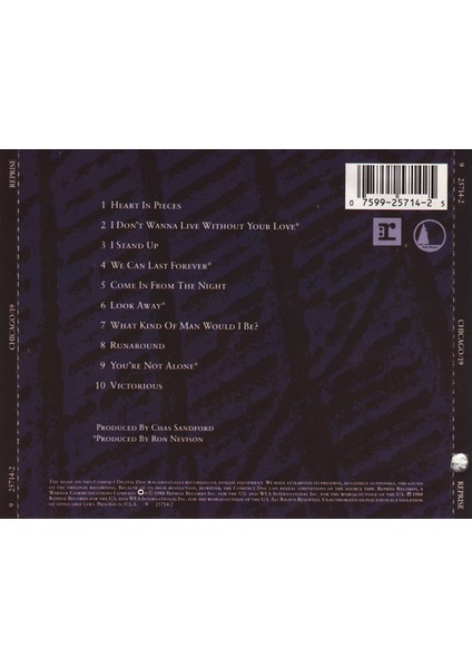 Chicago – Chicago 19 (Cd) fiyatları