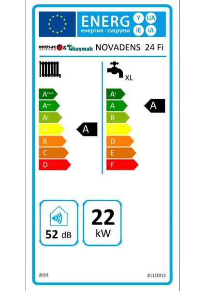 Baymak&brötje Novadens 24/24 Kw (20.000 Kcal) Tam Yoğuşmalı Kombi