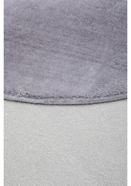 Dijidekor Açık Gri Yuvarlak Post Dokuma Halı Peluş Yumuşacık Kaymaz Antibakteriyel 120X120 indirimleri