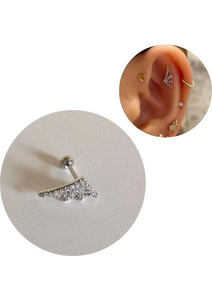 Cerrahi Çelik Örümcek Agı Piercing 6 mm