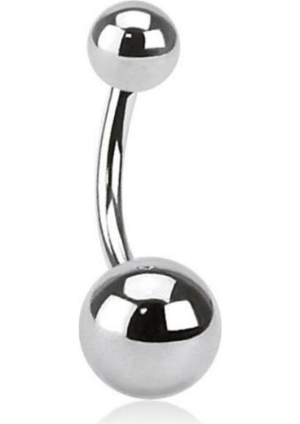 Cerrahi Çelik Göbek Piercing 12 mm