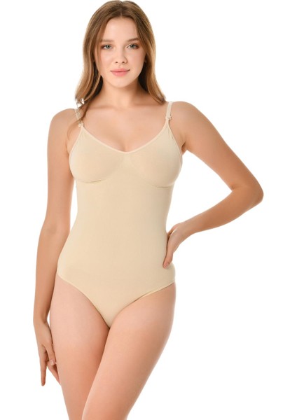 Kadın Bej Çıtçıtlı Slip Body Korse fiyatları