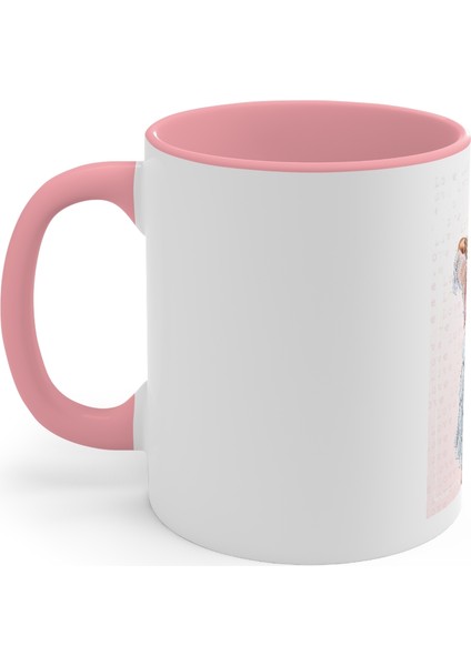 Pembe Özel Baskılı Kupa modelleri
