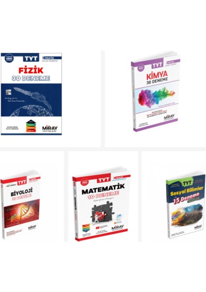 TYT Fizik-Kimya-Biyoloji-Matematik-Sosyal Deneme