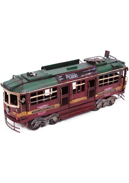 Sinerji Shop Dekoratif Metal Piccaso Treni Vintage Biblo Hediyelik modelleri
