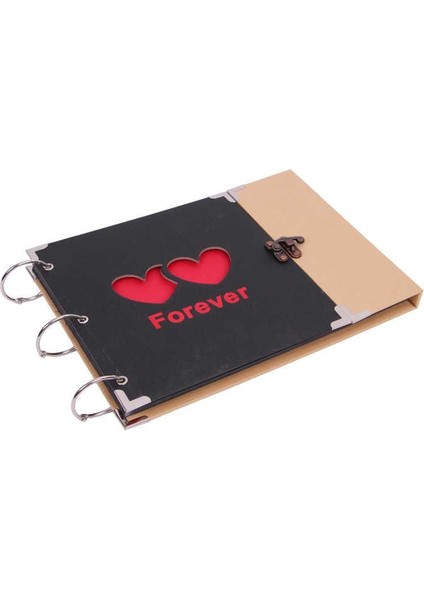 Sinerji Shop Forever Albüm Kilitli Kalp Modeli Resim Çerçeveli Hediyelik