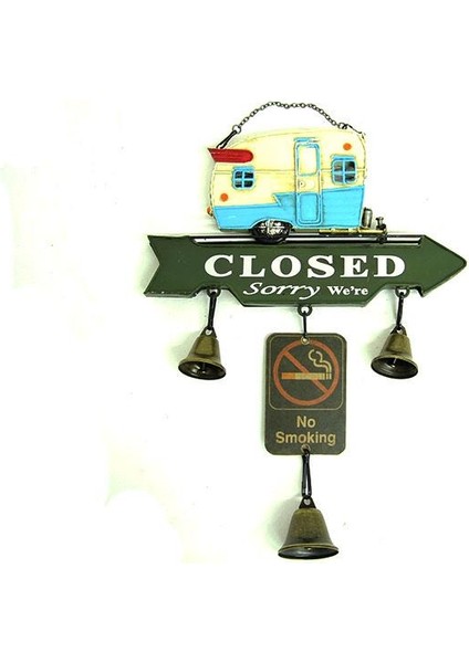 Sinerji Shop Dekoratif Metal Karavan Kapı Rüzgar Çanı Vintage Hediyelik fiyatları