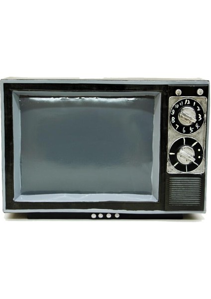 Televizyon Siyah Vintage Dekoratif Hediyelik