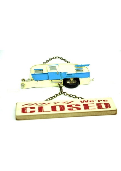 Sinerji Shop Dekoratif Metal Kapı Yazısı Karavan Vintage Dekoratif Hediyelik fırsatları