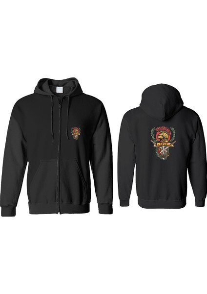 Fermuarlı Kapşonlu SweaT-Shirt BLL1295